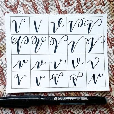 how to write v in cursive: Tips and Techniques to Enhance Your Cursive V Style