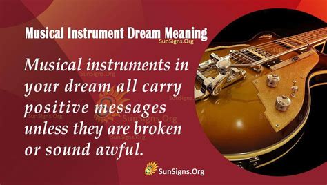 musical instrument meaning and the symbolism of music in literature